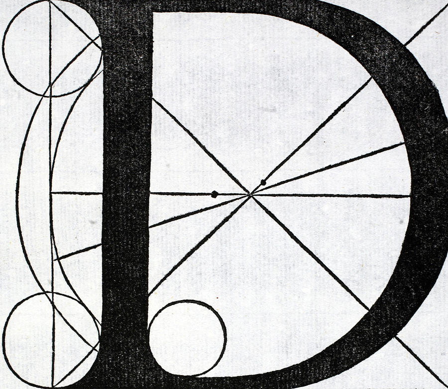 900x783 Letter D Drawing By Leonardo Da Vinci