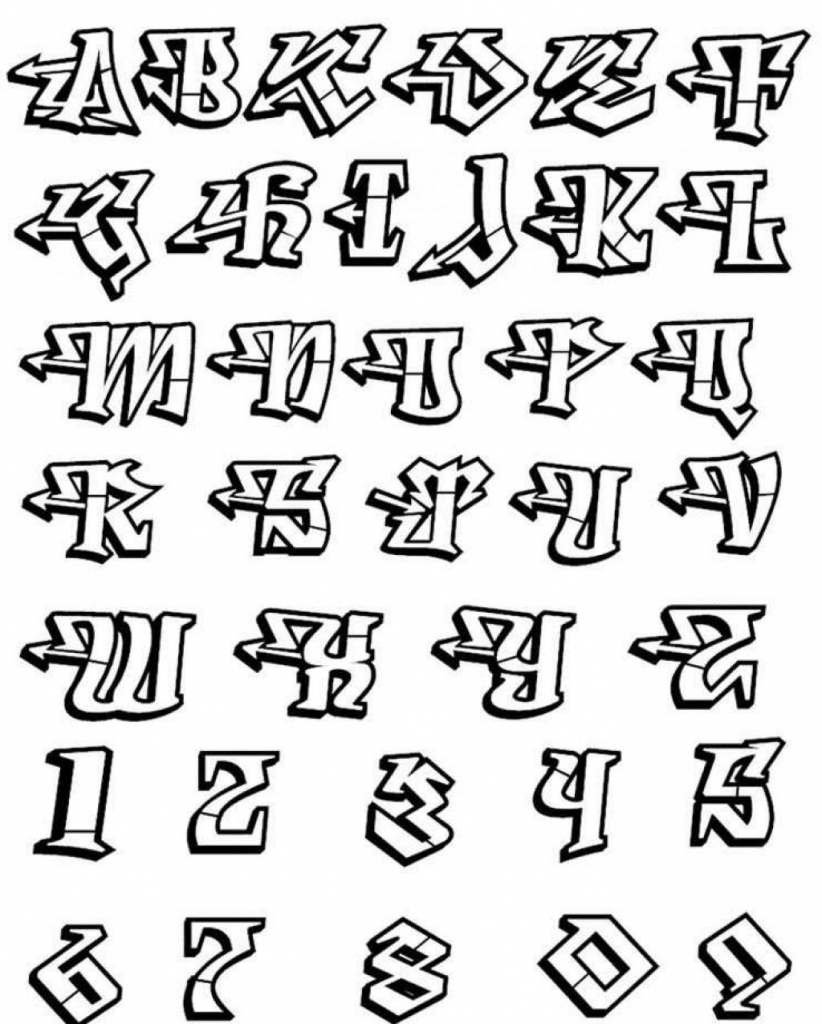 822x1024 3d In Pencil Drawing From Letter A Z How To Draw 3d Letters A Z