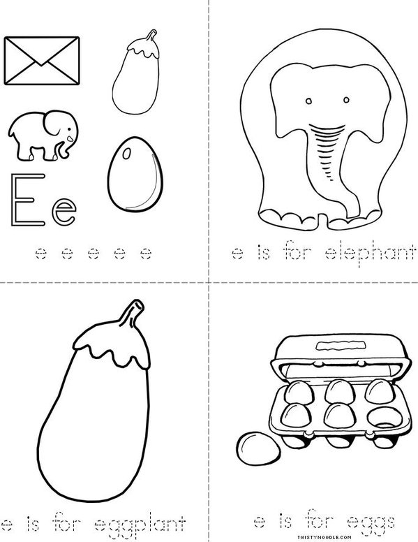 599x776 Letter E Book