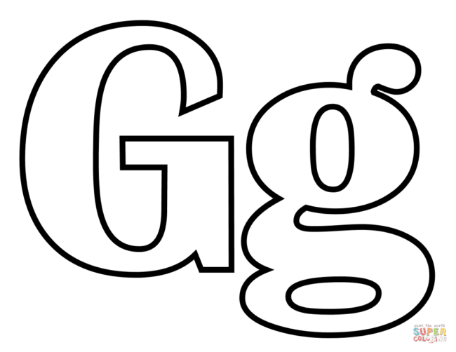 650x502 Letter G Coloring Pages 5 Nice Coloring Pages For Kids