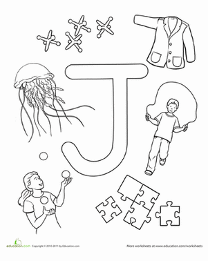 301x378 J Is For Worksheet