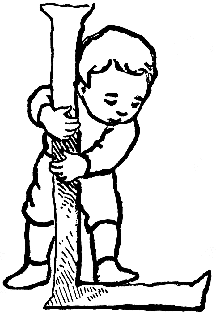 699x1024 L, Letter Clipart Etc