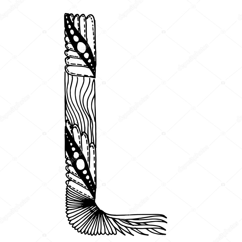 1024x1024 Zentangle Stylized Letters