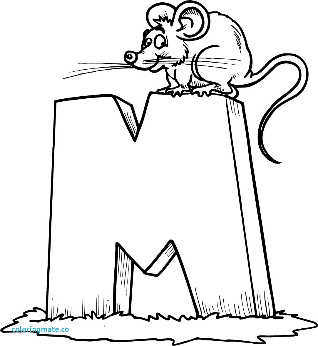 1082x1178 Coloring Pages Of The Letter M New M Coloring Page Unique Free