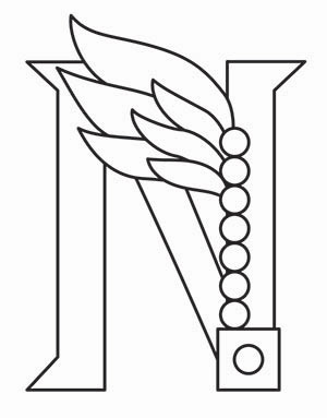 300x383 Steampunk Letter N