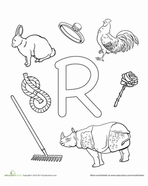 301x378 R Is For Worksheet