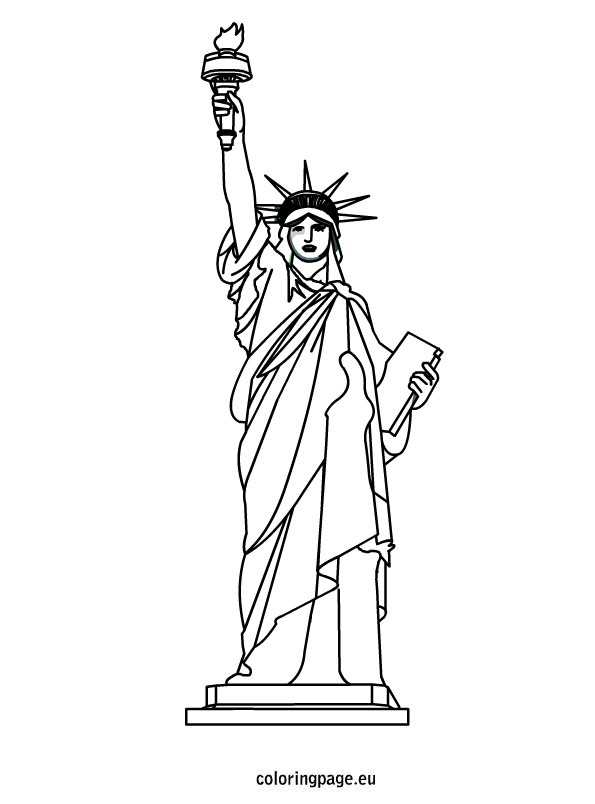 Liberty Statue Drawing