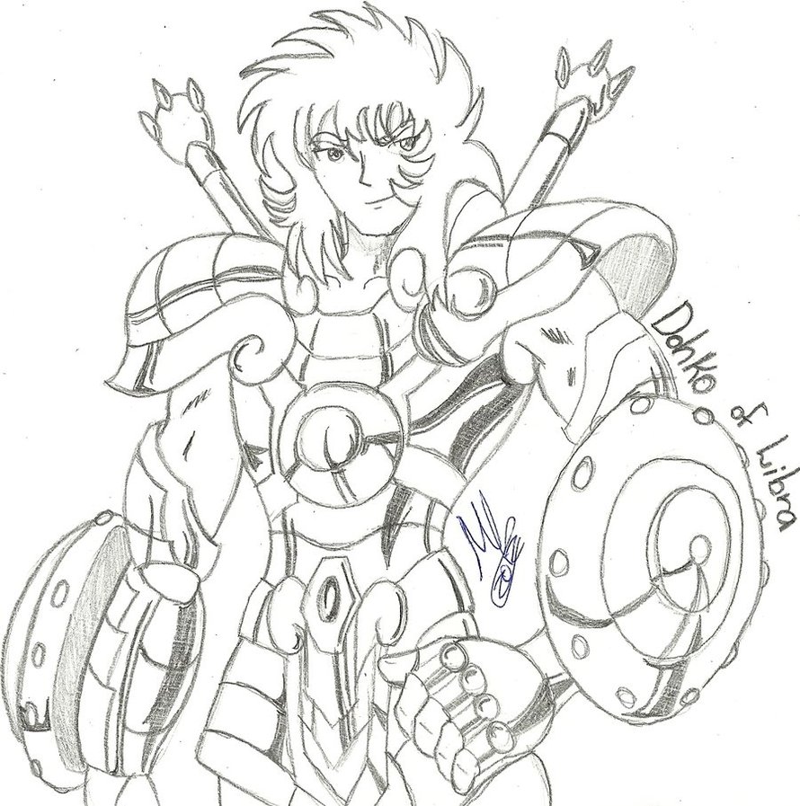 890x897 Dohko Of Libra By Maluartist28