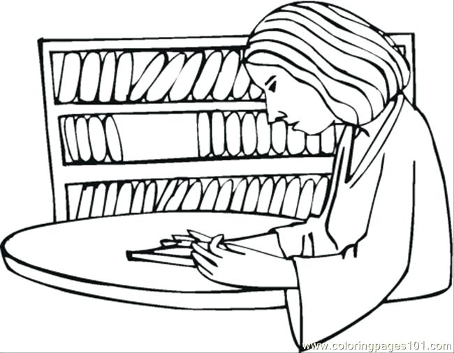 650x506 Library Coloring Pages Printables Free Printable Coloring Page