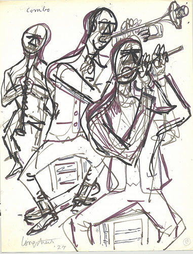 381x500 Stephen Longstreet Harlem Sketch Books Beinecke Rare Book