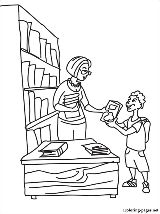 560x750 Breathtaking Library Coloring Pages 92 In Line Drawings