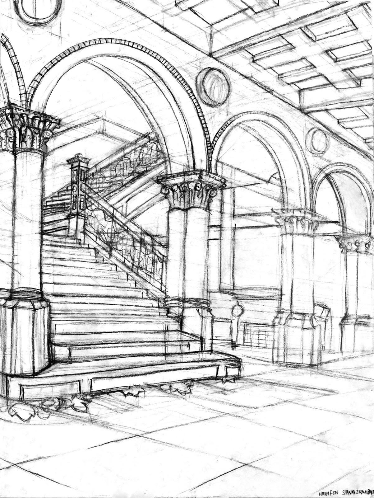 1203x1600 Drawing Ii Namfon's Portfolio