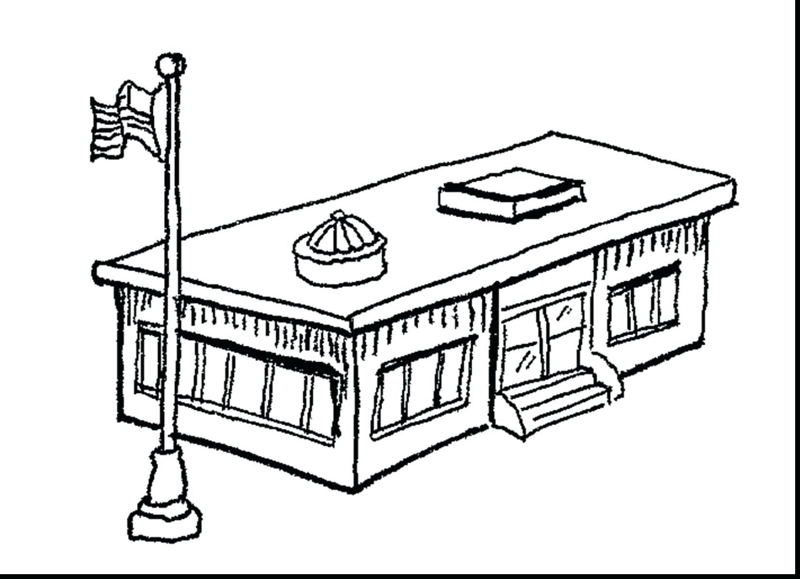 1650x1194 Coloring Building Coloring Pages