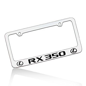355x355 Lexus Rx350 Chrome Brass License Plate Frame Automotive