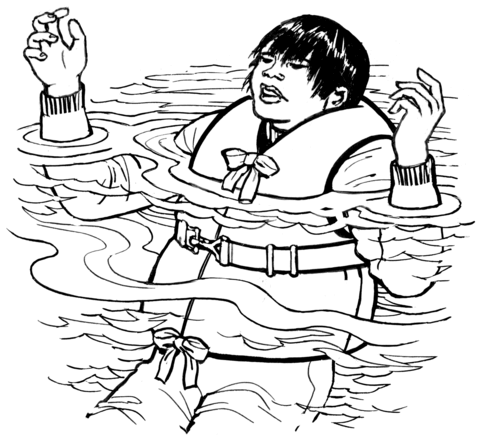 480x443 Life Jacket Coloring Page Free Printable Coloring Pages