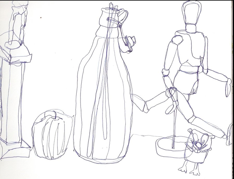 900x692 Continuous Line Still Life By Radisheslemons