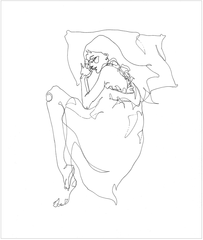 700x828 What Sofibi Saw Amazing Continuous Line Drawing