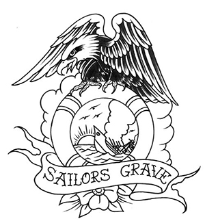 300x323 Sailor's Grave Symbol Includednnchor, Life Preserver, Or