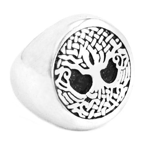 500x500 Tree Of Life Ring Stainless Steel Yggdrasil World Tree Jewelry