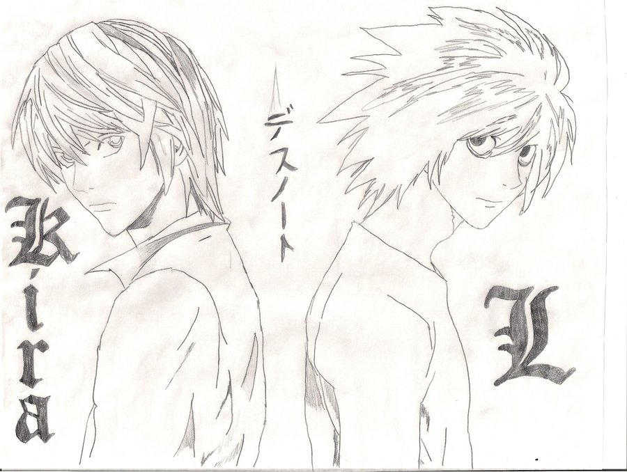 900x678 Light And L Finished Version By Neko Hime1918