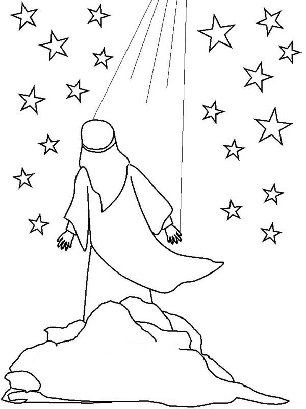 600x800 Night When Abraham Saw Light Of God Coloring Pages Batch Coloring