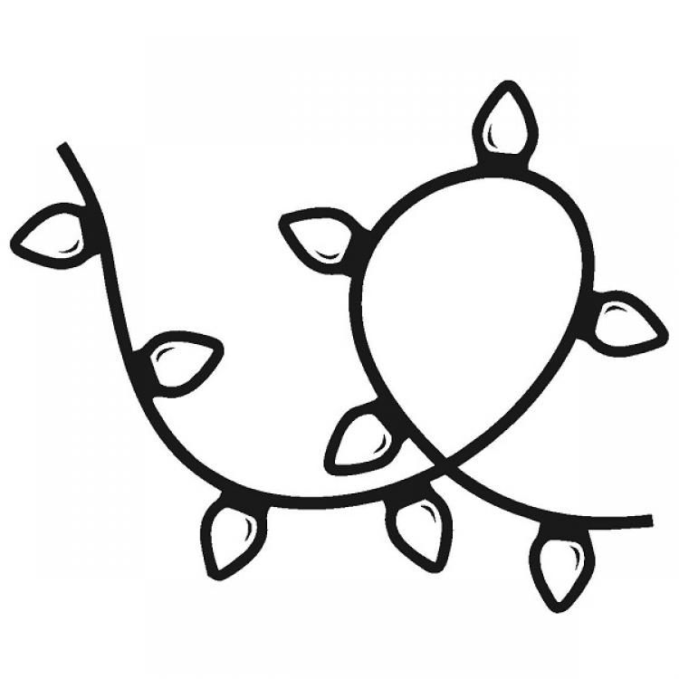 750x750 Christmas Lights Stamp Whiteclouds Clipartsco, Christmas Lights