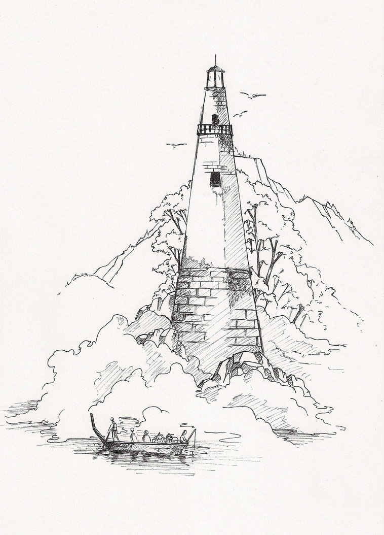 758x1054 Lighthouse By Tunnelinu
