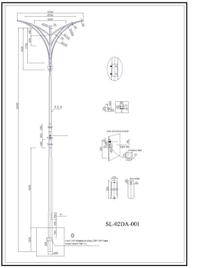 412x550 Lighting Pole