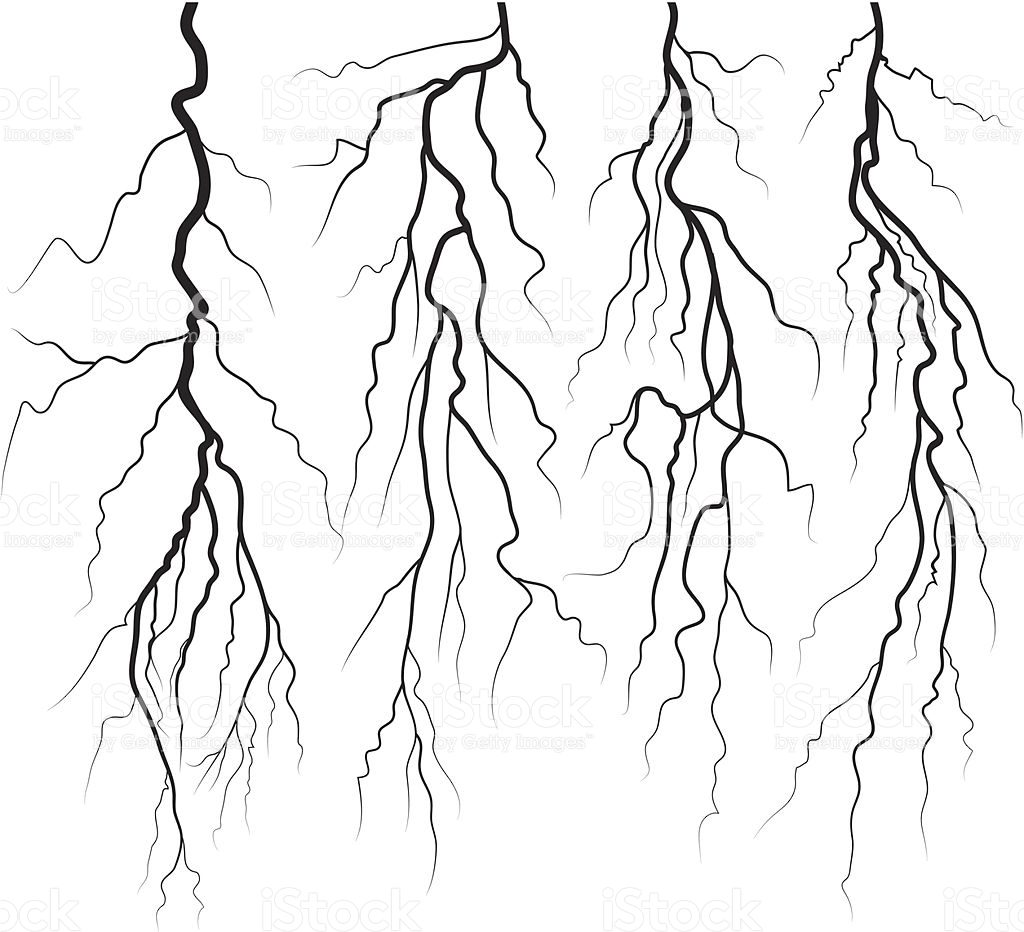 1024x932 Lightning Drawing