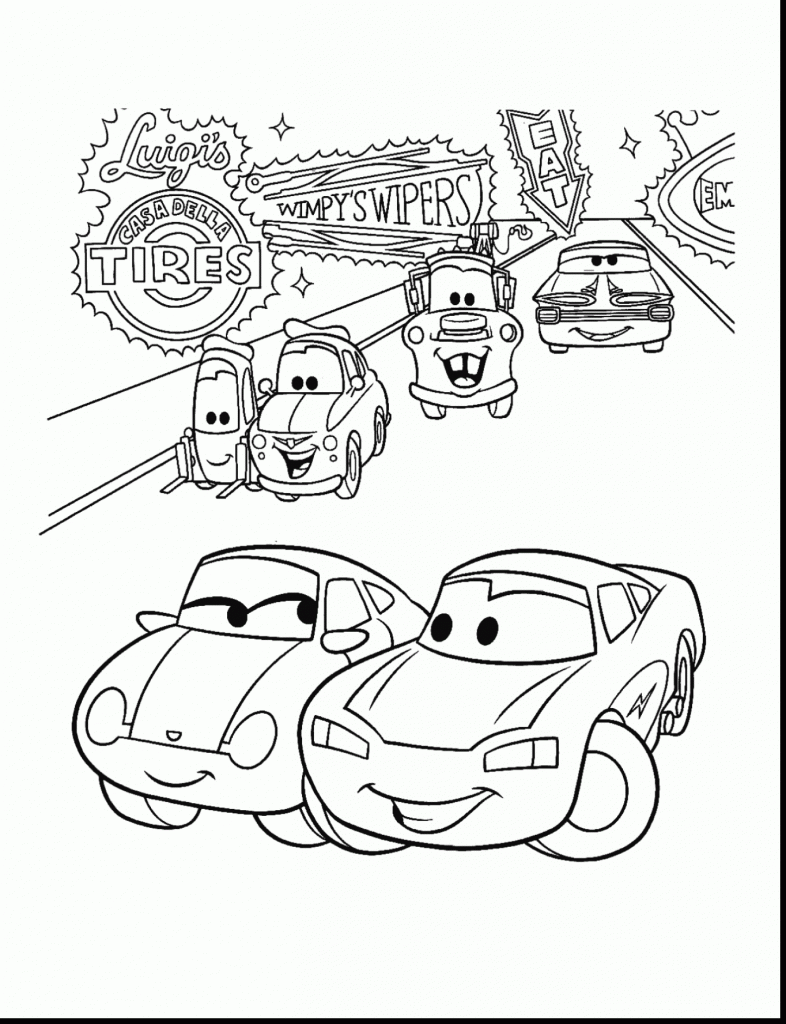 786x1024 Spiderman Motorcycles On Bus Lightning Mcqueen Coloring Fantastic