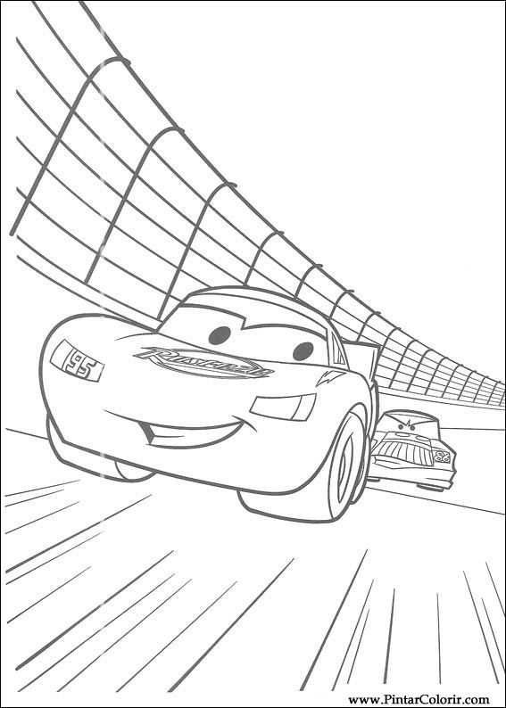 567x794 Drawings To Paint Amp Colour Lightning Mcqueen