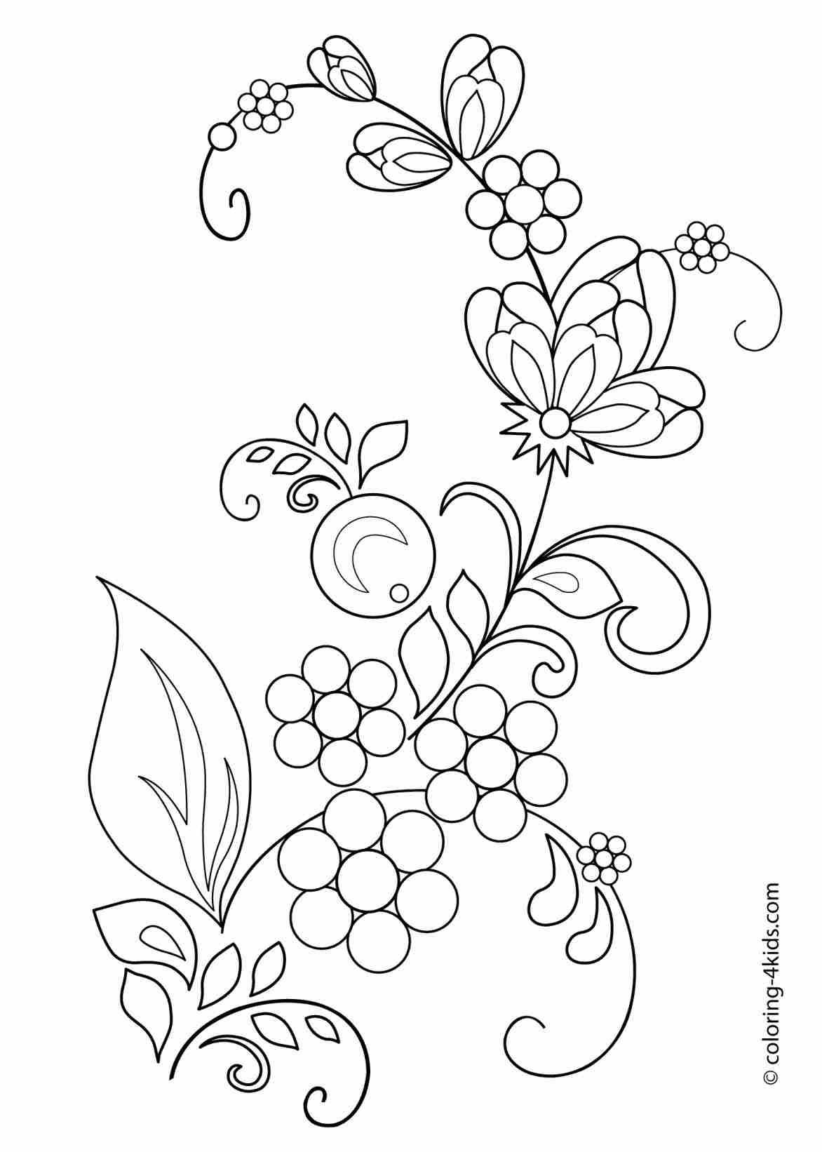 1172x1642 Flower Garden Drawing For Kids Simple Ideas On Easy