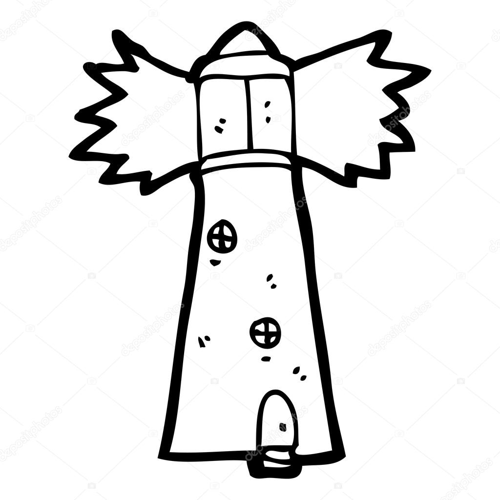 1024x1024 Lighthouse Cartoon Stock Vector Lineartestpilot