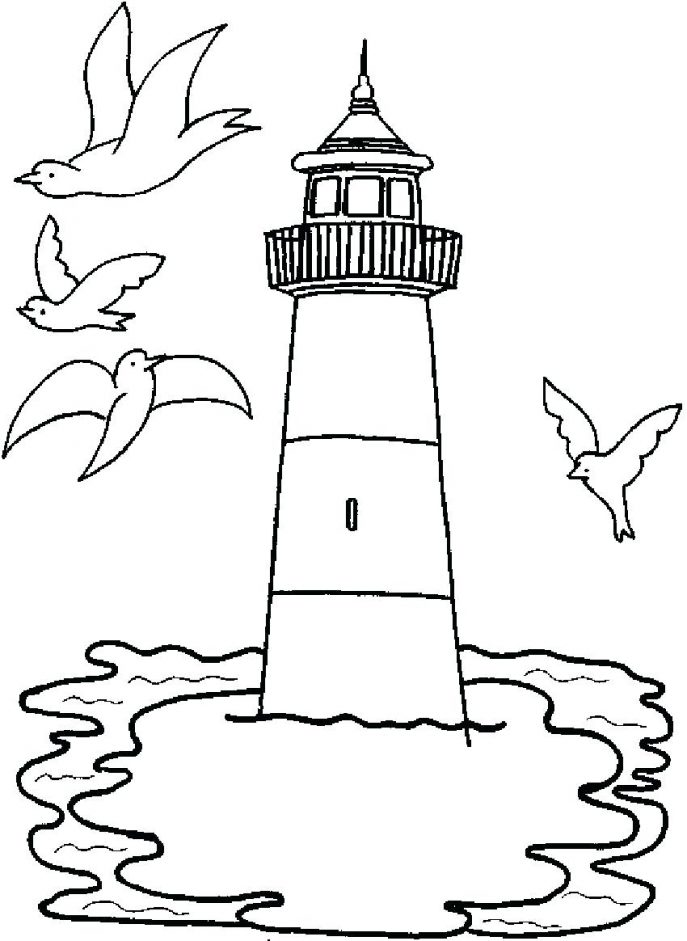 Lighthouse Line Drawing at GetDrawings | Free download