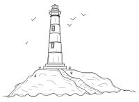 200x147 Free Lighthouse Wood Burning Patterns Northern Lighthouse