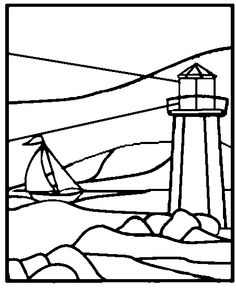 236x288 Lighthouse Coloring Drawings Lighthouse Doodle It Up