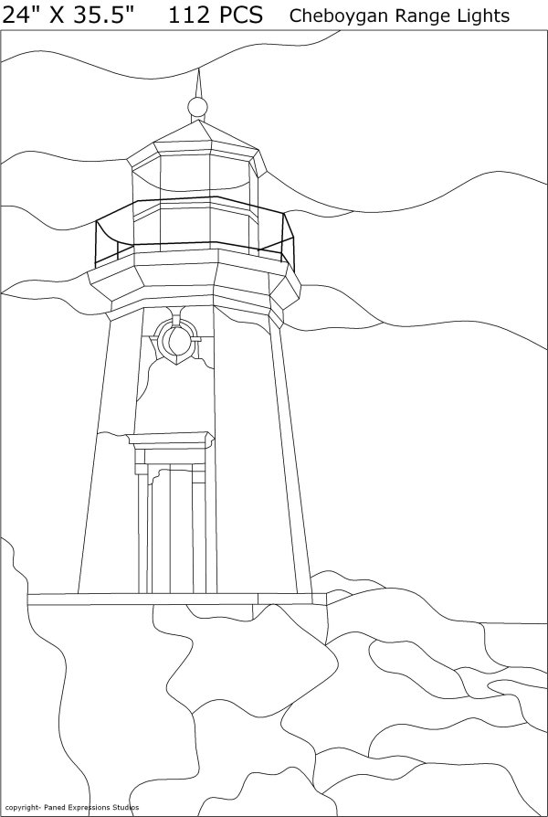 600x894 Stained Glass Pattern