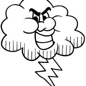 300x300 Awesome Lighting Bolt Coloring Page Color Luna