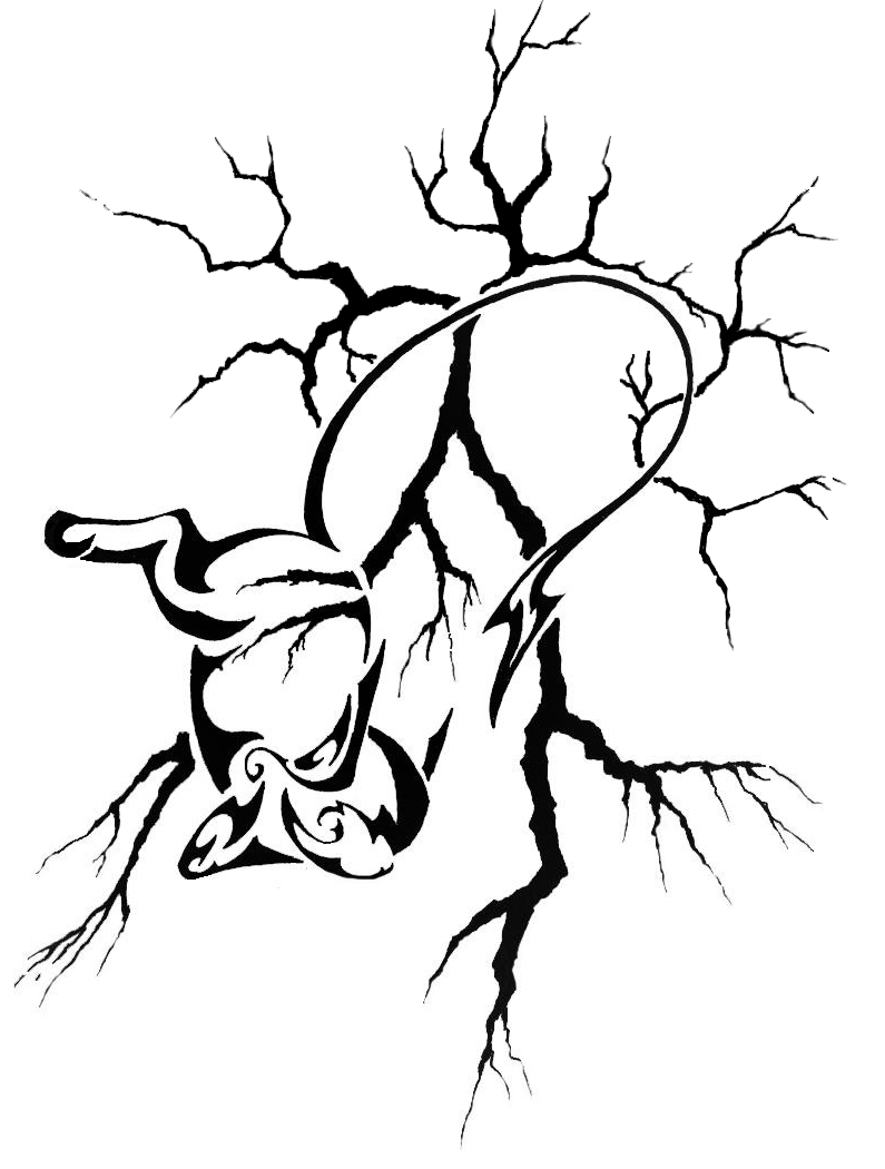 795x1050 Railightning Tribal Commission By Canyx