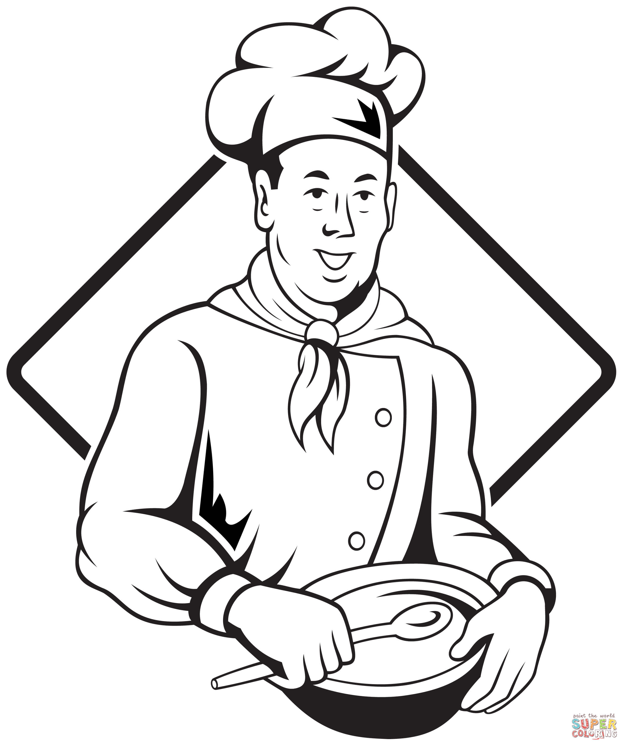 2528x3024 Electrician Holding A Lightning Bolt Coloring Page Free