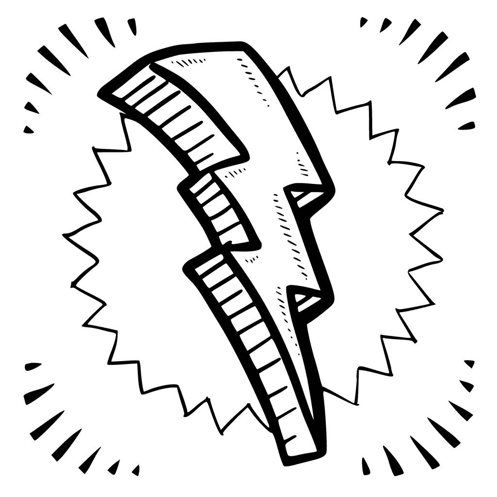 1024x1024 Lightning Coloring Pages