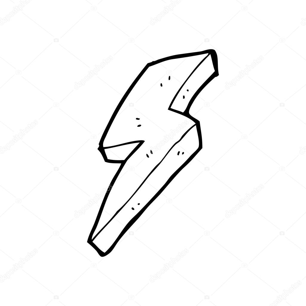 1024x1024 Lightning Bolt Cartoon Stock Vector Lineartestpilot