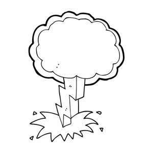300x300 Freehand Drawn Cartoon Lightning Bolt Doodle Royalty Free Stock