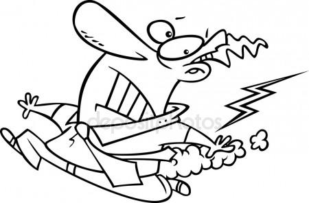 450x296 Cartoon Lightning Strike Stock Vector Lineartestpilot