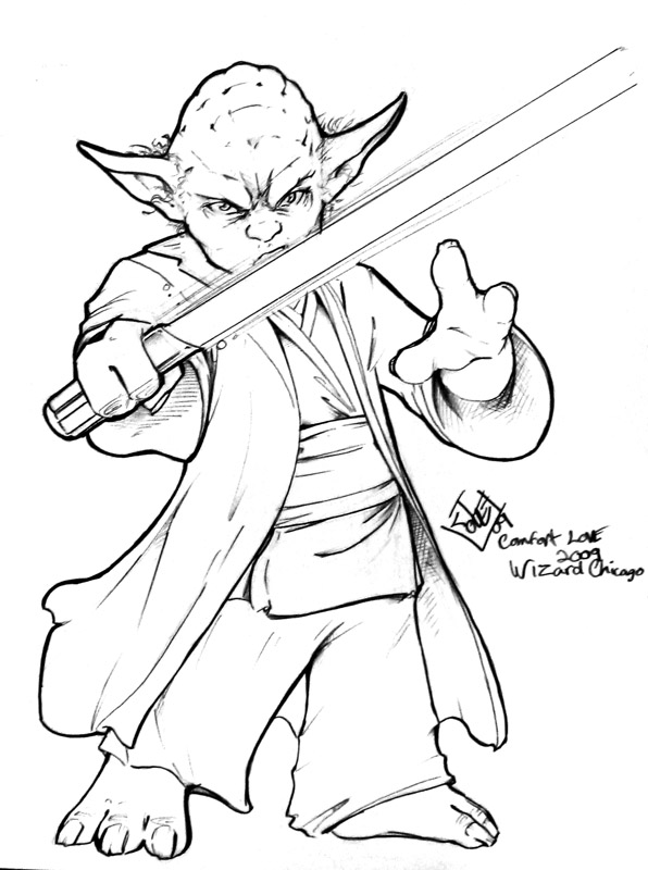 596x800 Ww Chicago Yoda Sketch By Comfortlove