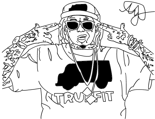 Little Wayne Coloring Pages Coloring Pages