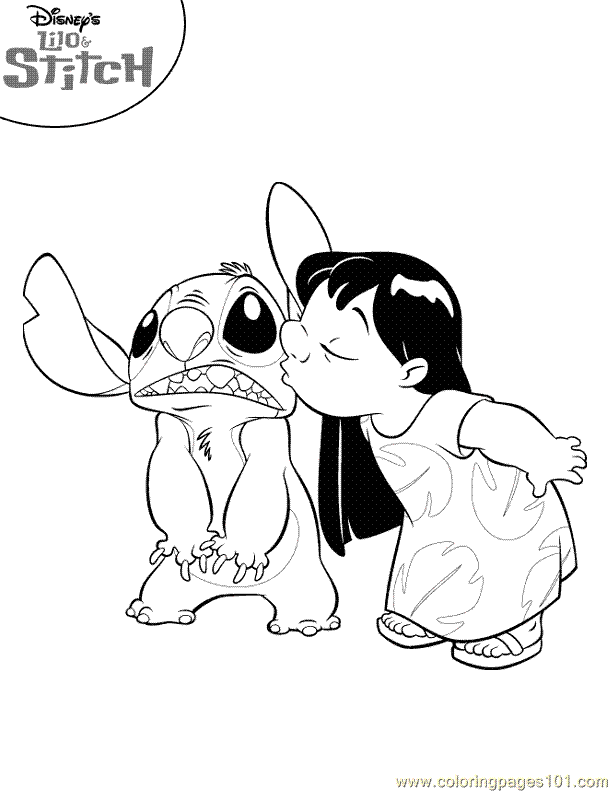 612x792 Lilo Stitch Coloring Page 01 Coloring Page