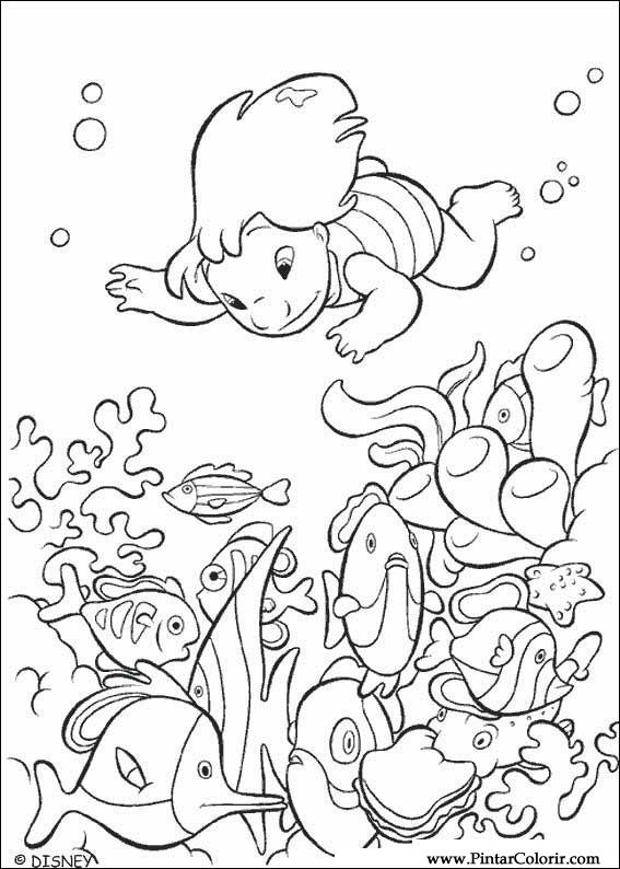 567x794 Drawings To Paint Amp Colour Lilo And Stitch