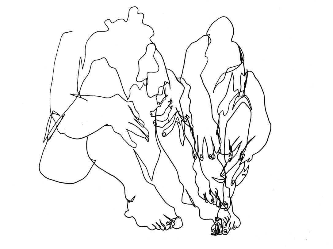 1086x814 Blind Contour Line Drawing Lily Mae Martin