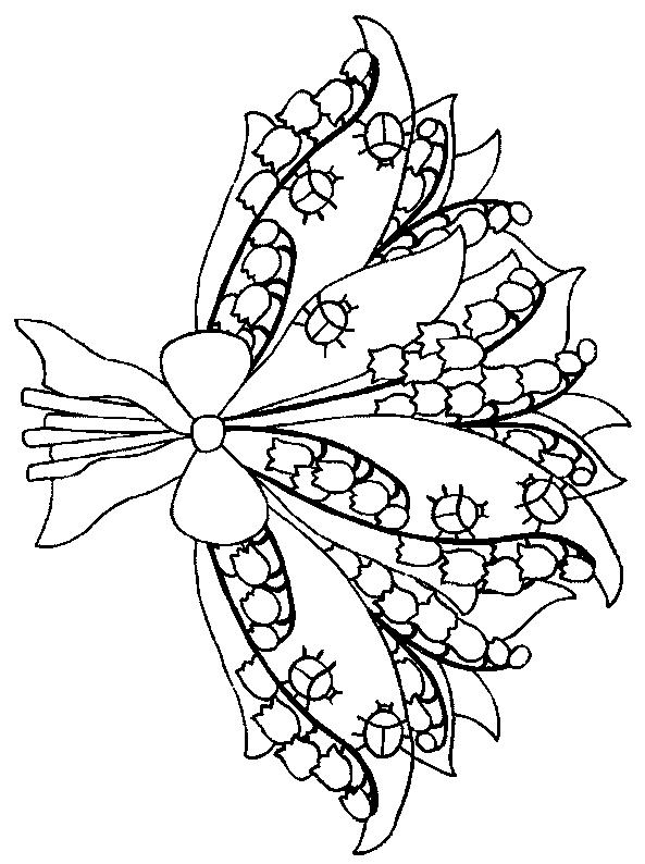 593x794 Lily Of The Valley Coloring Page 9